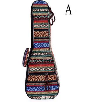 Portátil ZONAEL, funda de guitarra para ukelele 26 con doble correa