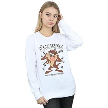Looney Tunes Vintage Tasmanian Devil Sweatshirt – XL, White