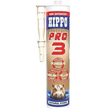 Hippo H18515 Pro 3 Adhesive Filler & Sealant Natural 310 ml