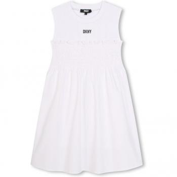Fille DKNY Robe 10A blanche