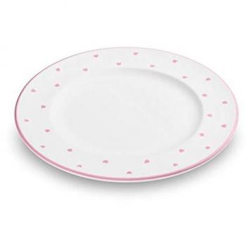 Gmundner Keramik Herzerl Rosa Gourmet Teller 22 cm