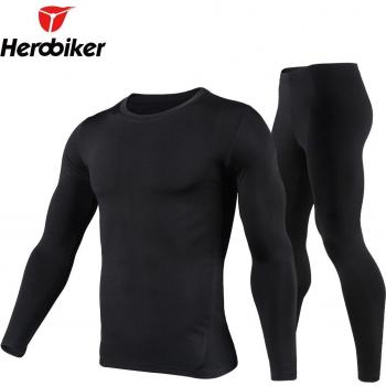 Ropa Interior Térmica Ajustada de Lana para Hombre