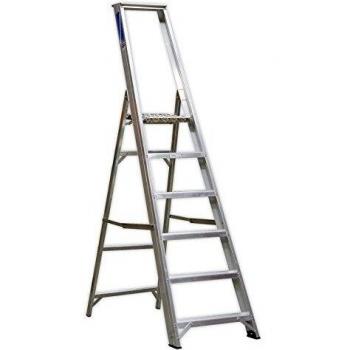 Sealey Industrial Aluminium Step Ladder 6-Tread