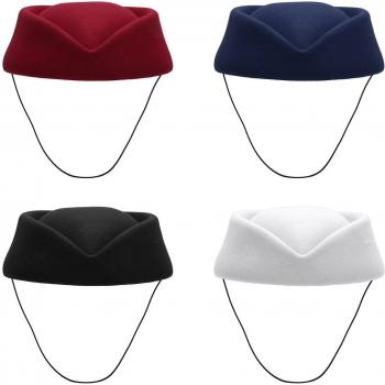 Ladies Air Hostess Pillbox Hat for Dress Up