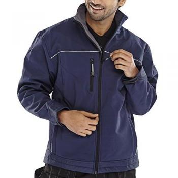 Beeswift Soft Shell Jacket Navy Blue XXL