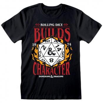 Camiseta Dungeons & Dragons Builds Character Talla L