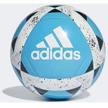 Adidas Herren Starlancer V Fußball – Schock Blau-Weiße/Schwarze Variante, Größe 5