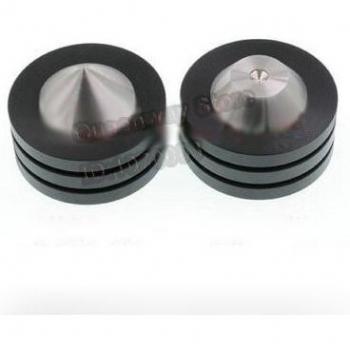 Préampli rotatif CD avec support en acier inoxydable et pointe noire en silicone