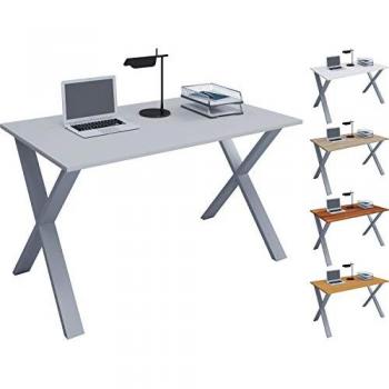 Meuble de bureau VCM – Table d'ordinateur Lona Argent