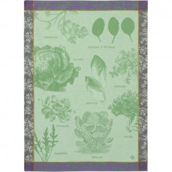 Jacquard Francés Paño de Cocina Peinado con Salads Illustrées
