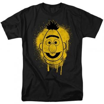 Bert’s Urban Graffiti Shirt – Sesame Street Black
