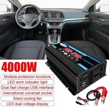 Transformador Sinusoidal Modificado 12 V → 220 V/110 V 4000 W