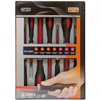 Assortiment de tournevis ergonomiques Bahco 9882S BE-9888s Fendus / Pozidriv