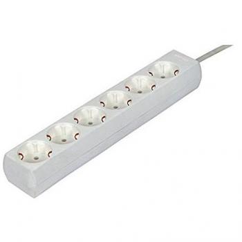 Regleta 6 Tomas Phasak 1.5m Blanca