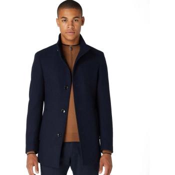 Remus Jonah 3-Button Wool-Cashmere Blend Coat – Navy, 46R