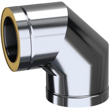 ADAM DW 200mm 90° Elbow Connector Silver