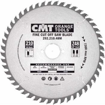 CMT Lame de scie 210 mm 30 mm 2,8 mm 64 dents