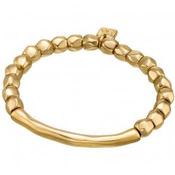 Pulsera de oro de 18k con cuentas UNO de 50