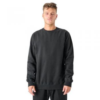 Herren Sweatshirt Rundhals Cleptomanicx Ligull schwarz