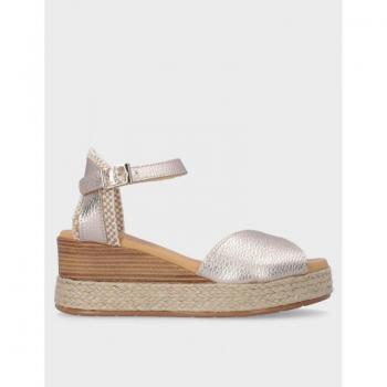 Sandalias de Cuña cómodas Pitillos 5521 Oro
