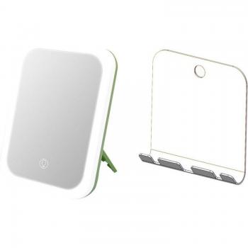 Écran LED de maquillage à commande tactile intégré, rechargeable avec fonction anti-buée pour douche