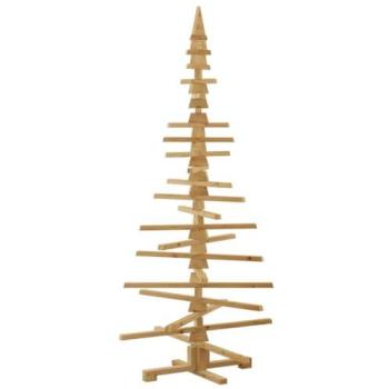 VidaXL 180cm Wooden Pine Tree with Base