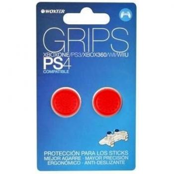 Grips rojos para joystick PS4/PS3