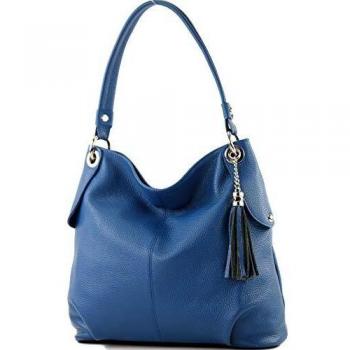 Elegante Blau-Tasche T185 – Damenleder-Schulteraccessoire