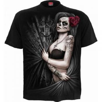 Women’s Spiral Dead Love Top – Black, S