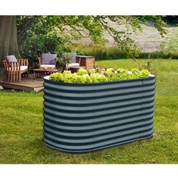 Hochbeet Vita 858 in Granitfarbe – 162 x 86 x 82 cm, Basismodell