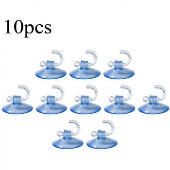 Clear Blue Adhesive Hooks