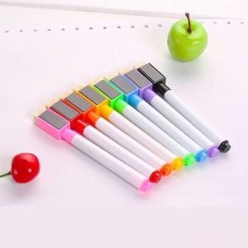 8Pcs Magnetic Erasable Markers for Whiteboards