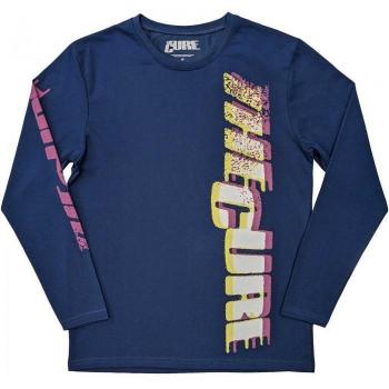 Long Sleeve The Cure Glitch T‑Shirt L in Blu Denim