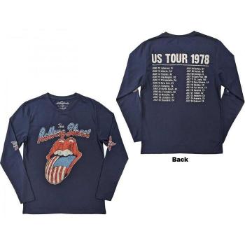 Maglietta a maniche lunghe unisex The Rolling Stones Tour USA '78