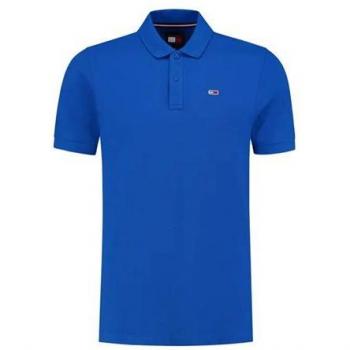 Tommy Jeans Polo A Maniche Corte Blu Persiano M