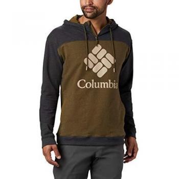 Felpa con Cappuccio Uomo Columbia Lodge French Terry New Olive Heath XXL