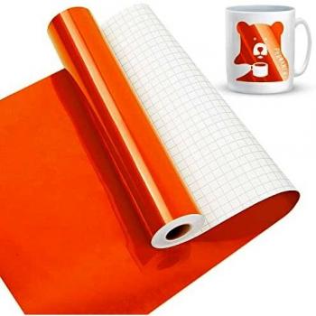 Permanent Orange Decorative Vinyl Strip 12 × 40'