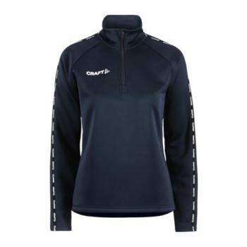Craft SQUAD 2.0 Damen‑Kapuzensweater – Halbzip – Blau – XL