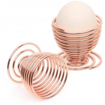 TRIXES Lightweight Rose Gold Egg Cup Set