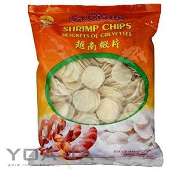 Sagiang Krabbenchips Rohlinge 1kg Banh Phong Tom Kroepoek zum Selber machen