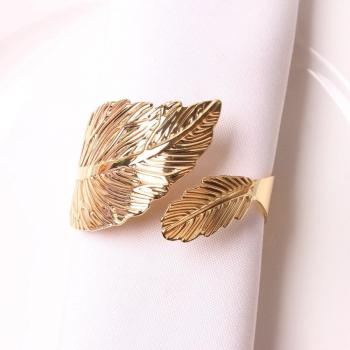 Boucles de Serviette en Métal pour Décoration de Fête