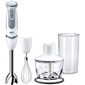 Batidora de Mano Braun Minipimer 5 Vario MQ5235, 1000W, con Picadora, Varillas, Vaso Medidor y Bolsa de Transporte