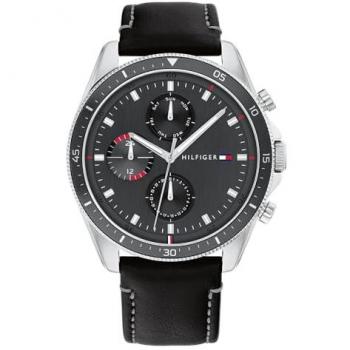 Horloge Homme Tommy Hilfiger 1791838: Quartz, Multi-Cadrans, Bracelet Cuir