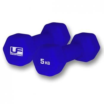 Haltères UFE en néoprène hexagonal (x2)