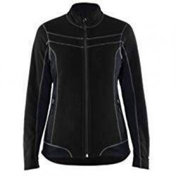 Blakläder Microfleece‑Jacke Damen, schwarz, Größe L, Einzelpack