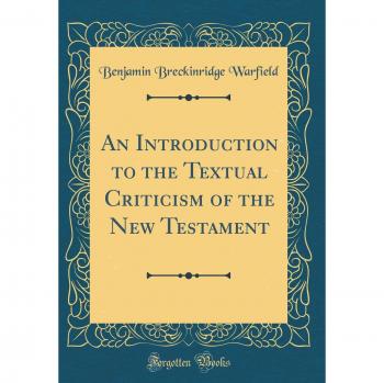 An Introduction to the Textual Criticism of the New Testament