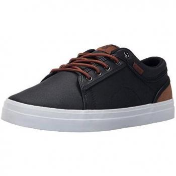 DVS Aversa Men’s Skateshoe – Blk/Black BRN Canvas
