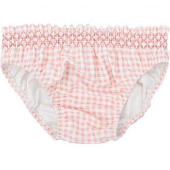 Culetín de bebé niña en color rosa y cuadros vichy