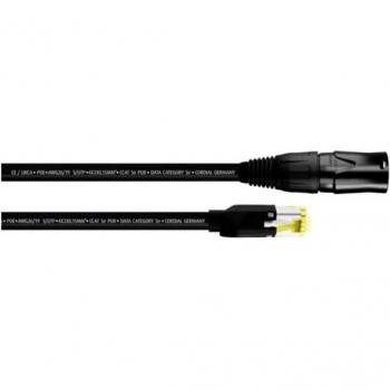 Câble Patch 1.50 m RJ45 S/UTP Noir Cordial