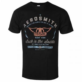 T‑shirt métal Aerosmith Back in the Saddle – ROCK OFF – AEROTS03MB M